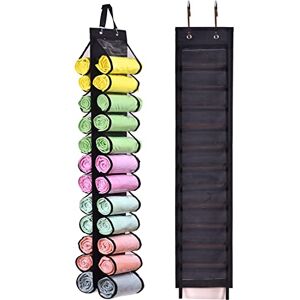 RZMAYIS Legging Storage Bag Storage Hanger Can Holds 24 Leggings or Shirts Jeans Compartment Storage Hanger, Foldable Leggings Organizer Clothes Portable Closets Roll Holder (Black), L RZMAYIS Legging Storage Bag Storage Hanger Can Holds 24 Leggings or Shirts Jeans Compartment Storage Hanger, Foldable Leggings Organizer Clothes Portable Closets Roll Holder (Black), L