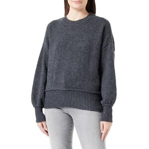 ONLY Women's Onlhazel LS O-Neck Bf KNT Knitted Jumper, Dark Grey Blend, M ONLY Women's Onlhazel LS O-Neck Bf KNT Knitted Jumper, Dark Grey Blend, M