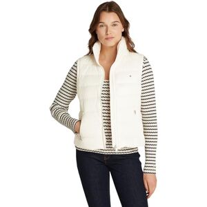 Tommy Hilfiger Women's Feminine Gloss Water Repellent Down Gilet, Off-White (Ivory Petal), XS Tommy Hilfiger Women's Feminine Gloss Water Repellent Down Gilet, Off-White (Ivory Petal), XS
