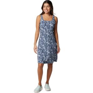 Columbia Women's PFG Freezer III Dress, Collegiate Navy Kona Print, XS Columbia Women's PFG Freezer III Dress, Collegiate Navy Kona Print, XS