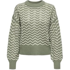 JDY Women's rita L/S Short Struc Pull KNT Noos Knitted Jumper, Sea Spray, M JDY Women's rita L/S Short Struc Pull KNT Noos Knitted Jumper, Sea Spray, M