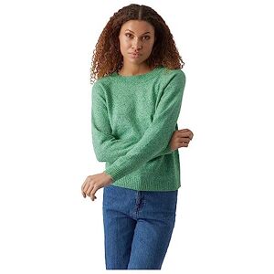 VERO MODA Women's Vmdoffy LS O-Neck Blouse Ga Noos Knitted Jumper, Bright Green, S VERO MODA Women's Vmdoffy LS O-Neck Blouse Ga Noos Knitted Jumper, Bright Green, S