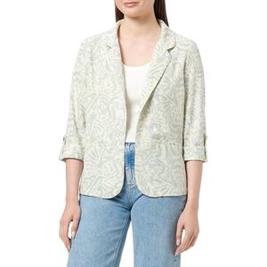 VERO MODA Women's Vmjesmilo 3/4 Loose Blazer WVN Ga Noos, Silt Green/AOP: hyrsa, 10 VERO MODA Women's Vmjesmilo 3/4 Loose Blazer WVN Ga Noos, Silt Green/AOP: hyrsa, 10