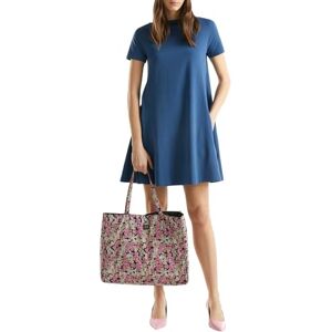 United Colors of Benetton Women's Vestito 3z1rdv01e Dress, Blue, M United Colors of Benetton Women's Vestito 3z1rdv01e Dress, Blue, M