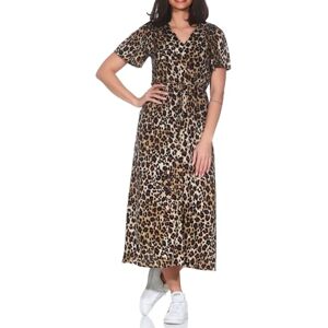 VERO MODA Women's Vmalba SS Calf Dress WVN Ga Noos, Tigers Eye, L VERO MODA Women's Vmalba SS Calf Dress WVN Ga Noos, Tigers Eye, L