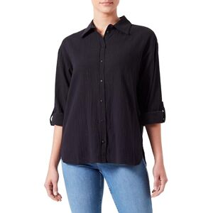 ONLY Women's Onltizana Cotton L/S Shirt WVN Long Sleeve Blouse, Black, S ONLY Women's Onltizana Cotton L/S Shirt WVN Long Sleeve Blouse, Black, S