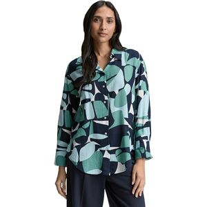 TOM TAILOR Women's 1046193 Blouse, 37800-Green Dots and Shapes Design, 16 TOM TAILOR Women's 1046193 Blouse, 37800-Green Dots and Shapes Design, 16
