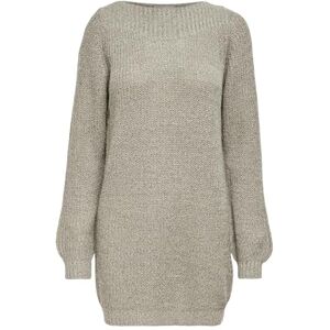 JDY Women's whitney Megan L/S Boat Dress KNT Noos, Cement, S JDY Women's whitney Megan L/S Boat Dress KNT Noos, Cement, S