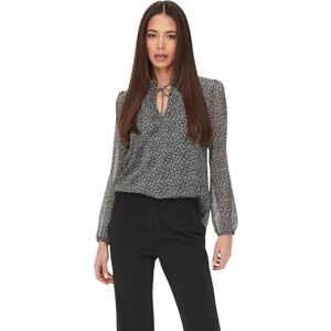 ONLY Women's ONLDITSY L/S Blouse WVN NOOS Blouse, Black/AOP:CERA Ditsy, S ONLY Women's ONLDITSY L/S Blouse WVN NOOS Blouse, Black/AOP:CERA Ditsy, S