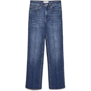 VERO MODA Women's Awalice Hr Straight DNM JNS Ra3031 Noos, Medium Blue (Medium Blue Denim), 28W x 30L VERO MODA Women's Awalice Hr Straight DNM JNS Ra3031 Noos, Medium Blue (Medium Blue Denim), 28W x 30L