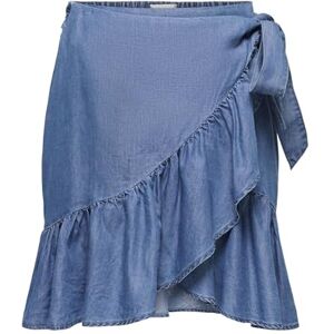 ONLY Women's Onlbea Sofia Wrap DNM Skirt Bj, Medium Blue (Medium Blue Denim), L ONLY Women's Onlbea Sofia Wrap DNM Skirt Bj, Medium Blue (Medium Blue Denim), L