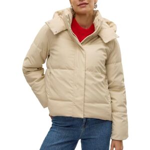 VERO MODA Women's Vmgretakylie Noos Short Coated Jacket Quilted, Oatmeal, M VERO MODA Women's Vmgretakylie Noos Short Coated Jacket Quilted, Oatmeal, M