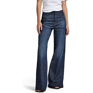 G-STAR Women's Deck Ultra High Wide Leg Jeans, Blue (worn in ocean reef D20987-B988-D348), 26W / 32L G-STAR Women's Deck Ultra High Wide Leg Jeans, Blue (worn in ocean reef D20987-B988-D348), 26W / 32L