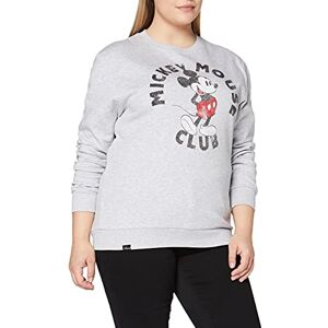 Disney Womens Crew Neck Sweater Mickey Club M Grey (Sport Grey) Disney Womens Crew Neck Sweater Mickey Club M Grey (Sport Grey)