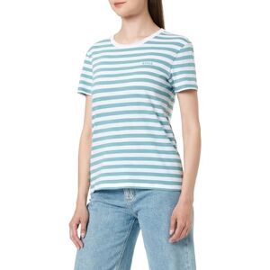 Boss Women's C_Esla_Striped 10214849 01 T_Shirt, Bright Blue430, L Boss Women's C_Esla_Striped 10214849 01 T_Shirt, Bright Blue430, L