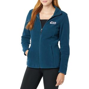 Amazon Essentials Disney Marvel Star Wars Princess Women's Polar Fleece Full-Zip Mock Jackets, Star Wars Logo, XS Amazon Essentials Disney Marvel Star Wars Princess Women's Polar Fleece Full-Zip Mock Jackets, Star Wars Logo, XS