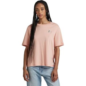 G-Star RAW G-Na Badge Boxy Top - Pink - Women XS G-Star RAW G-Na Badge Boxy Top - Pink - Women XS