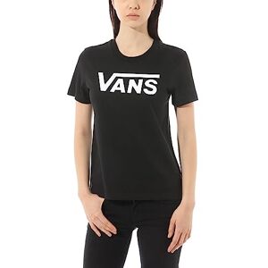 Vans Women's Flying V Crew Tee Regular Fit Round Collar Short Sleeve T Shirt, Black (Black Blk), 6 (Manufacturer Size: XS) Vans Women's Flying V Crew Tee Regular Fit Round Collar Short Sleeve T Shirt, Black (Black Blk), 6 (Manufacturer Size: XS)