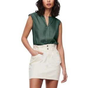 ONLY NOS Women's Onlkimmi S/l Top Wvn Noos Vest, Green (Balsam Balsam Green), 14 (Manufacturer size: 40.0) ONLY NOS Women's Onlkimmi S/l Top Wvn Noos Vest, Green (Balsam Balsam Green), 14 (Manufacturer size: 40.0)
