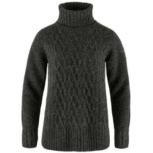 Fjällräven Fjallraven 84793-030 Övik Cable Knit Roller Neck W Sweatshirt Women's Dark Grey Size XS Fjällräven Fjallraven 84793-030 Övik Cable Knit Roller Neck W Sweatshirt Women's Dark Grey Size XS