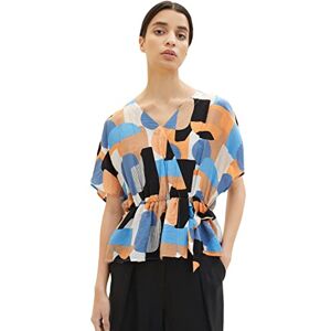 TOM TAILOR Women's 1036711 Blouse, 31817-Abstract Retro Shapes Design, 42 TOM TAILOR Women's 1036711 Blouse, 31817-Abstract Retro Shapes Design, 42