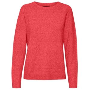 VERO MODA Women's Vmdoffy LS O-Neck Blouse Ga Noos Knitted Jumper, Cayenne/Detail: Melange, XS VERO MODA Women's Vmdoffy LS O-Neck Blouse Ga Noos Knitted Jumper, Cayenne/Detail: Melange, XS