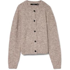 VERO MODA Women's Vmnovah LS O-Neck Button Cardi Ga Noos, Fossil, L VERO MODA Women's Vmnovah LS O-Neck Button Cardi Ga Noos, Fossil, L
