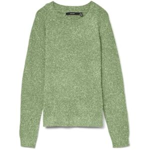 VERO MODA Women's Vmdoffy LS O-Neck Blouse Ga Noos Sweater, Forest Shade/Detail: Melange, XXL VERO MODA Women's Vmdoffy LS O-Neck Blouse Ga Noos Sweater, Forest Shade/Detail: Melange, XXL