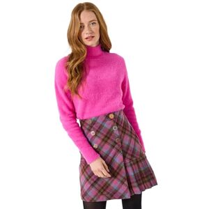 Joe Browns Women's Fluffy Relaxed Fit High Neck Jumper, Regular, Pink, UK 18 Joe Browns Women's Fluffy Relaxed Fit High Neck Jumper, Regular, Pink, UK 18