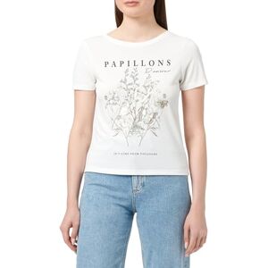 ONLY ONLFREE Life S/S Cross Back Top Box JRS, Cloud Dancer/Print:Papillons, Large ONLY ONLFREE Life S/S Cross Back Top Box JRS, Cloud Dancer/Print:Papillons, Large