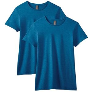 Gildan Women's Softstyle Cotton T-Shirt, Style G64000l, Multipack, Antique Sapphire (2-Pack), L (Pack of 2) Gildan Women's Softstyle Cotton T-Shirt, Style G64000l, Multipack, Antique Sapphire (2-Pack), L (Pack of 2)