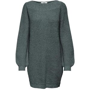 JDY Jacqueline de Yong Women's Knitted Dress with Boat Neck, North Atlantic, L JDY Jacqueline de Yong Women's Knitted Dress with Boat Neck, North Atlantic, L