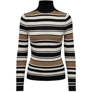 ONLY Bestseller A/S Women's Onlkarol L/S Turtleneck Pullover KNT Noos Knitted Jumper, Black2, S ONLY Bestseller A/S Women's Onlkarol L/S Turtleneck Pullover KNT Noos Knitted Jumper, Black2, S