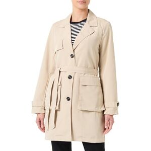 ONLY Women's Onlcaroline Trench Coat CC OTW, White Pepper, XS ONLY Women's Onlcaroline Trench Coat CC OTW, White Pepper, XS