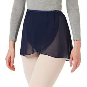 Capezio Chiffon Wrap Ballet Skirt, Elasticated Sheer Wrap Skirt for Ballet, Contemporary, Jazz, Lyrical Dance Costume for Women, CAD800, Navy, Adult Size Small Capezio Chiffon Wrap Ballet Skirt, Elasticated Sheer Wrap Skirt for Ballet, Contemporary, Jazz, Lyrical Dance Costume for Women, CAD800, Navy, Adult Size Small