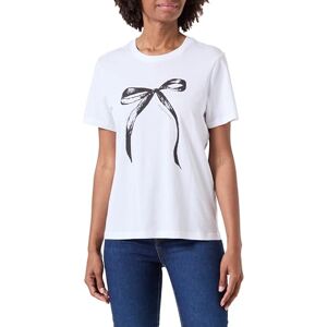 ONLY Women's Onlhenny Life Reg S/S Top Box JRS T-Shirt, White, XS ONLY Women's Onlhenny Life Reg S/S Top Box JRS T-Shirt, White, XS
