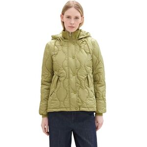 TOM TAILOR Women's Quilted Lightweight Quilted Jacket, 35768 Dark Sage, L TOM TAILOR Women's Quilted Lightweight Quilted Jacket, 35768 Dark Sage, L