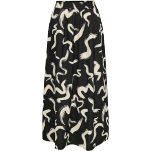 ONLY Women's Onlnova Life Elite Jamilla Skirt, Black/AOP: 595 Lé Téxt, S ONLY Women's Onlnova Life Elite Jamilla Skirt, Black/AOP: 595 Lé Téxt, S