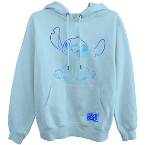 Disney Ladies Lilo and Stitch Sweatshirt Ladies Classic Lilo and Stitch Hoodie with Foil (Light Blue Foil, XX-Large) Disney Ladies Lilo and Stitch Sweatshirt Ladies Classic Lilo and Stitch Hoodie with Foil (Light Blue Foil, XX-Large)