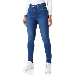 ONLY Women's Onldruna Hw Skinny DNM Pimbox Jeans, Dark Medium Blue Denim, 28W x 30L ONLY Women's Onldruna Hw Skinny DNM Pimbox Jeans, Dark Medium Blue Denim, 28W x 30L