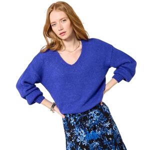 Joe Browns Women's Simple Drop Sleeve V Neck Jumper, Oversized, Blue, UK 18 Joe Browns Women's Simple Drop Sleeve V Neck Jumper, Oversized, Blue, UK 18