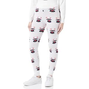 ONLY Women's Onlxmas Reindeer Mw Pant Box KNT Knitted Leggings, Cloud Dancer/Pattern: Night Sky/Chilli pepepr, S ONLY Women's Onlxmas Reindeer Mw Pant Box KNT Knitted Leggings, Cloud Dancer/Pattern: Night Sky/Chilli pepepr, S