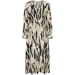 ONLY Women's Onlmila Life L/S V-Neck midi Dress Ptm, Black/AOP: Cherie Graphic, XL ONLY Women's Onlmila Life L/S V-Neck midi Dress Ptm, Black/AOP: Cherie Graphic, XL