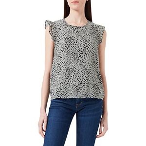 ONLY Women's ONLANN Star S/L Frill TOP NOOS PTM T-Shirt, Seagrass/DOT Leo, L ONLY Women's ONLANN Star S/L Frill TOP NOOS PTM T-Shirt, Seagrass/DOT Leo, L