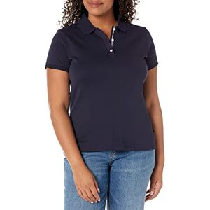 Nautica Women's 3-Button Short Sleeve Breathable 100% Cotton Polo Shirt, Navy, XXL Nautica Women's 3-Button Short Sleeve Breathable 100% Cotton Polo Shirt, Navy, XXL
