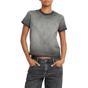 G-STAR Women's Overdyed Micro Boxy Top, Black (dk black gd D26078-D756-B564), S G-STAR Women's Overdyed Micro Boxy Top, Black (dk black gd D26078-D756-B564), S