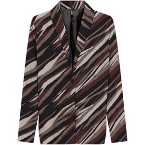ONLY Women's Onlnova Life Elite L/S Pimo Blazer, Brown Stone/AOP:589 Russet Graphic, 22 ONLY Women's Onlnova Life Elite L/S Pimo Blazer, Brown Stone/AOP:589 Russet Graphic, 22