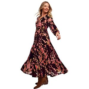 Joe Browns Berry Floral DevoreTie Waist Dress Joe Browns Berry Floral DevoreTie Waist Dress