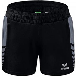 Erima Women's Six Wings Worker Casual Shorts, Black/Slate Grey, 38 Erima Women's Six Wings Worker Casual Shorts, Black/Slate Grey, 38