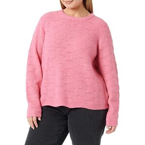 ONLY ONLLOLLI L/S KNT NOOS Women's Pullover, Strawberry Moon/Detail: W. Melange, M ONLY ONLLOLLI L/S KNT NOOS Women's Pullover, Strawberry Moon/Detail: W. Melange, M